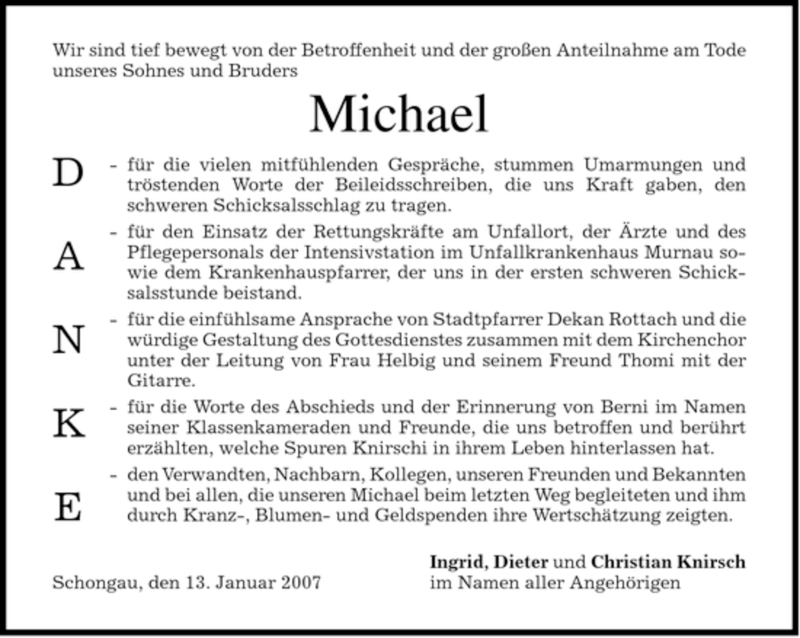 Traueranzeigen von Michael Dieter Freund