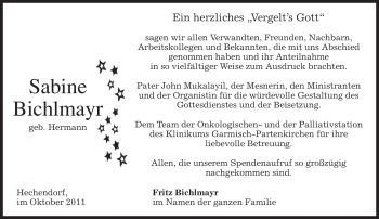 Traueranzeige von Sabine Bichlmayr von MERKUR & TZ