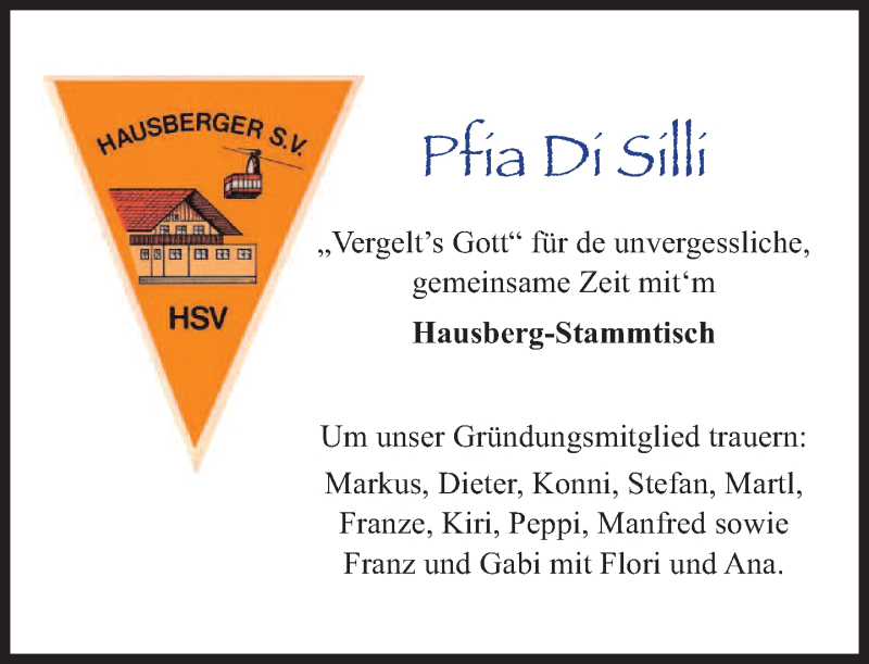  Traueranzeige für Martin Sillack vom 12.04.2018 aus merkurtz