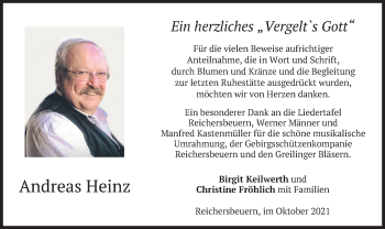 Traueranzeige von Andreas Heinz von merkurtz