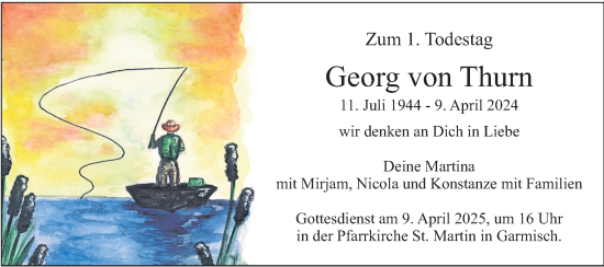 Traueranzeige von Georg von Thurn von merkurtz