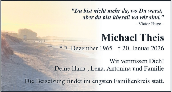Traueranzeige von Michael Theis von merkurtz